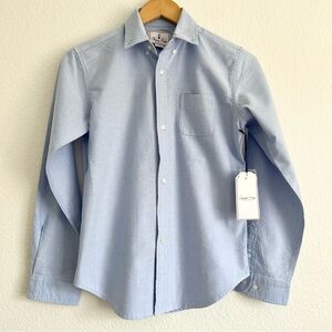 Classic Prep Boys Light Blue Oxford Dress Shirt